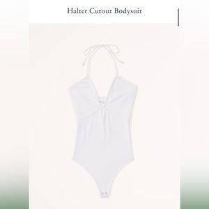 NWT Abercrombie Women’s halter cutout bodysuit
